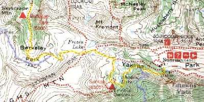 Sunrise to Berkeley Contour Map