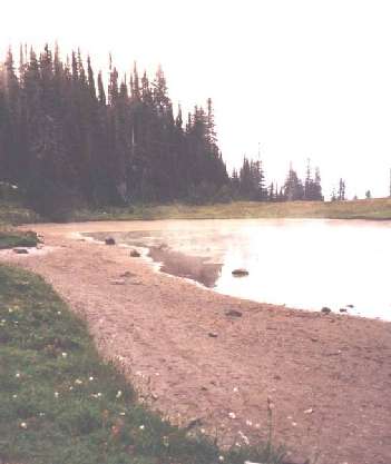 Klapatche Lake near the Wonderland Trail, Mt. Rainier National Park, Washington