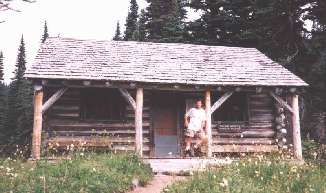Indian Henry's Cabin, along the Wonderland Trail, which circles Mt. Rainier
